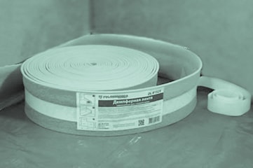 Укладка демпферной ленты